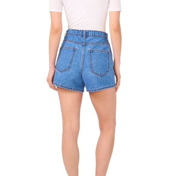 1.state Women's High-Rise Denim Shorts - Navy Yard Size 4 NWT - Picture 2 of 5